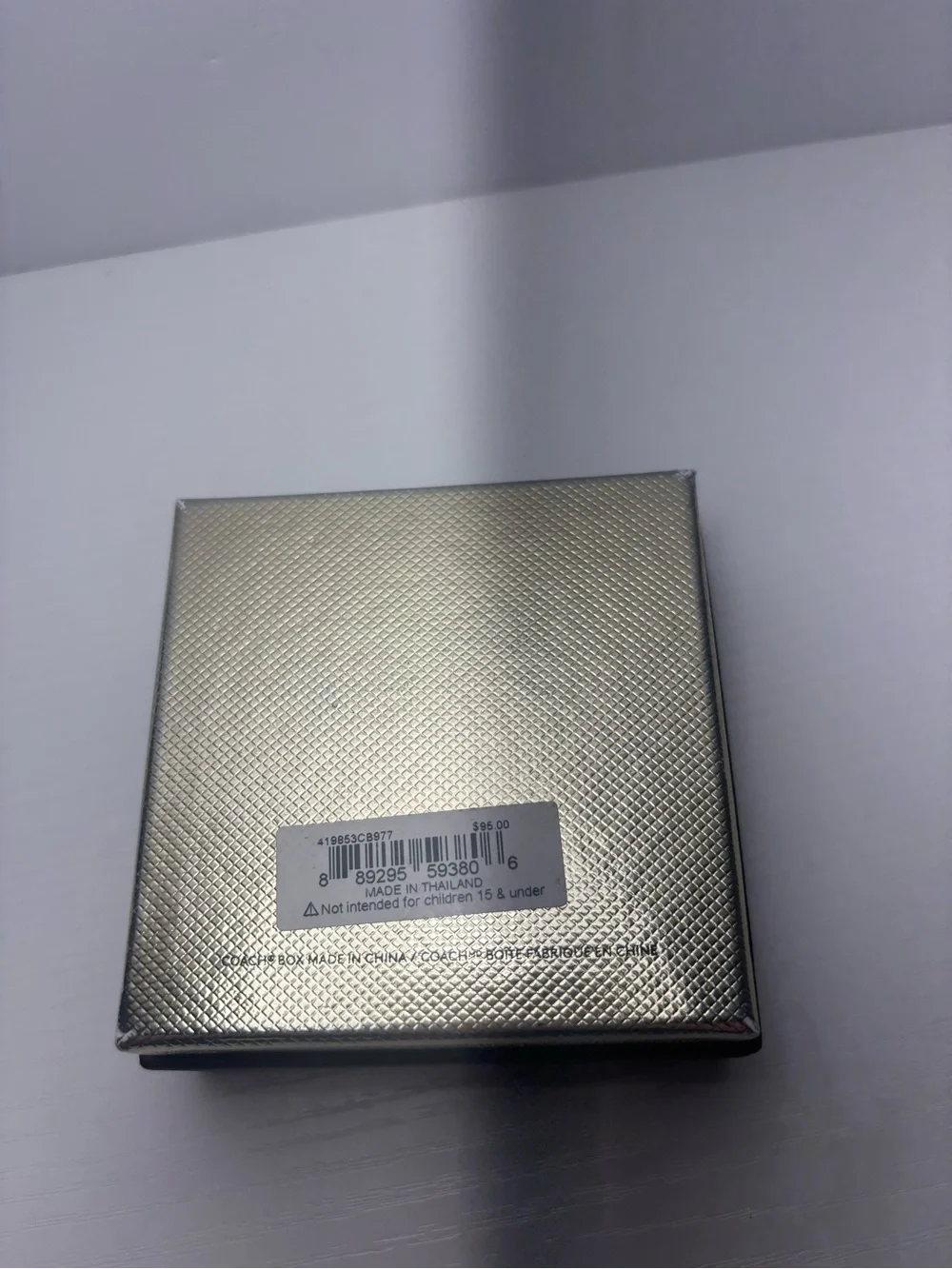 NWT Coach Gold Pearl Slider Bracelet